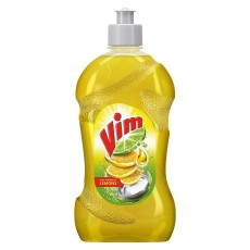 Vim Dishwash Liquid Gel Lemon, With Lemon Fragrance, Leaves No Residue, Grease Cleaner